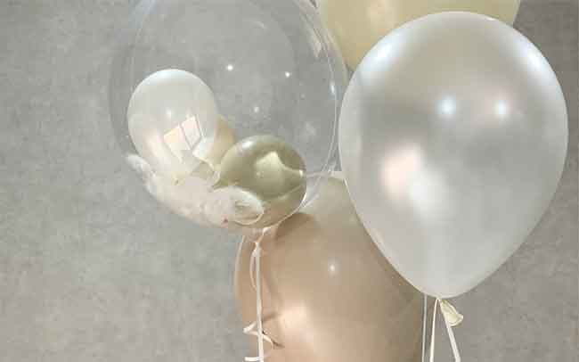 Lit balloon＆partydecor